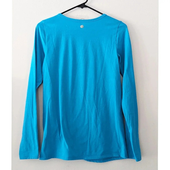 Lilly Pulitzer Luxletic Tarina Twist Front Tee - Picture 7 of 7